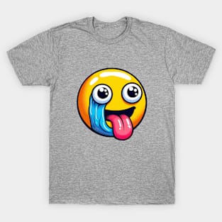 crying smile T-Shirt